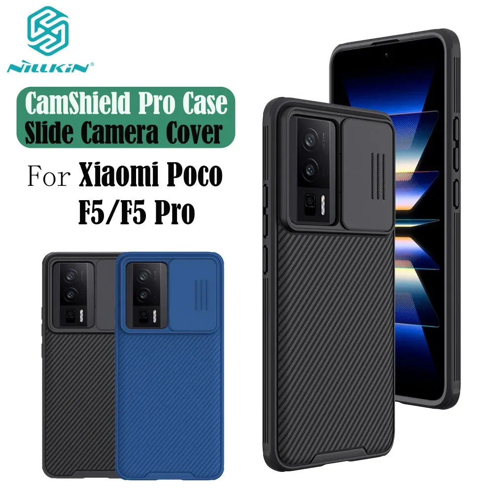 Gevallen voor Xiaomi Poco F5 /F5 Pro Case Nillkin Camshield Pro Luxuly Shockproof Privacy Bescherming Dia Camera Cover voor Poco F5 Pro