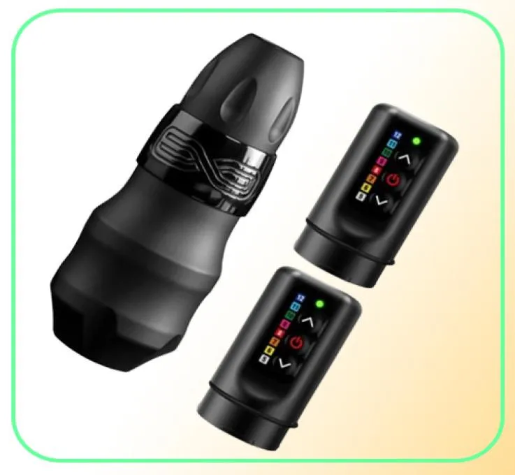 Llegada EXO Máquina de tatuaje inalámbrico Pen Strong Coreles Motor 2400 mAh Batería de litio para el artista 2206092503766