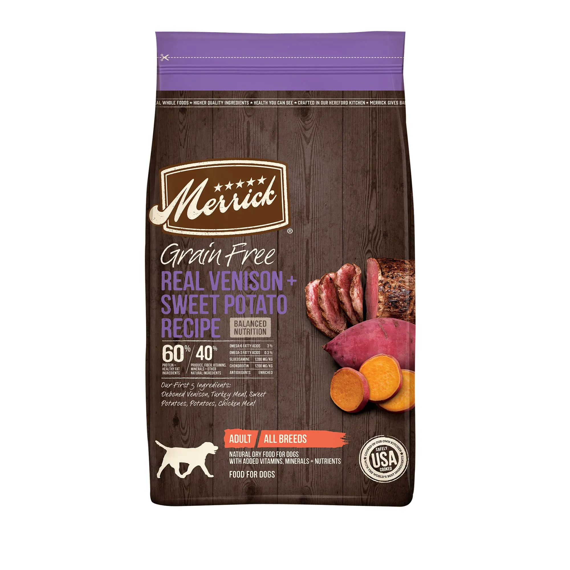 Snapshot of Grain Free Large Breed Dog Food Sweet Potato And Venison