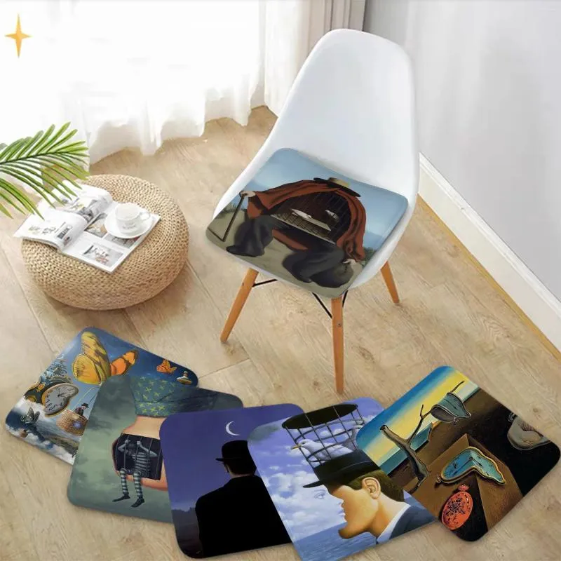 Pillow Rene Magritte Nordic Printing Sofa Mat Dining Room Table Chair S Unisex Fashion Anti-slip Home Decor