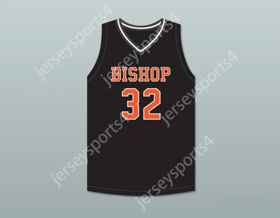 Anpassat namn Youth/Kids Sam Garcia 32 Bishop Hayes Tigers Away Basketball Jersey vägen bakåt sömda S-6XL