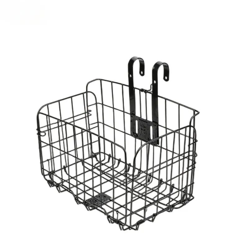 Mountain Bike Folding Hanging Basket Bicycle Front and Bak Bold Side Trailer Basket240410