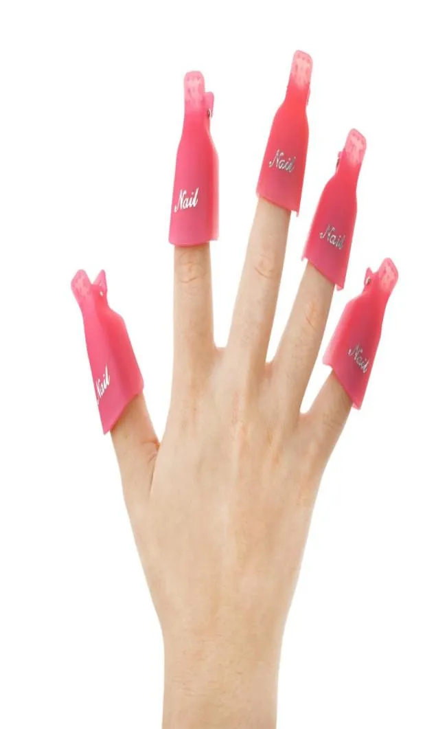 WholeBiutee 10 PCSlot Nails Снятие для снятия съемки на крышке.