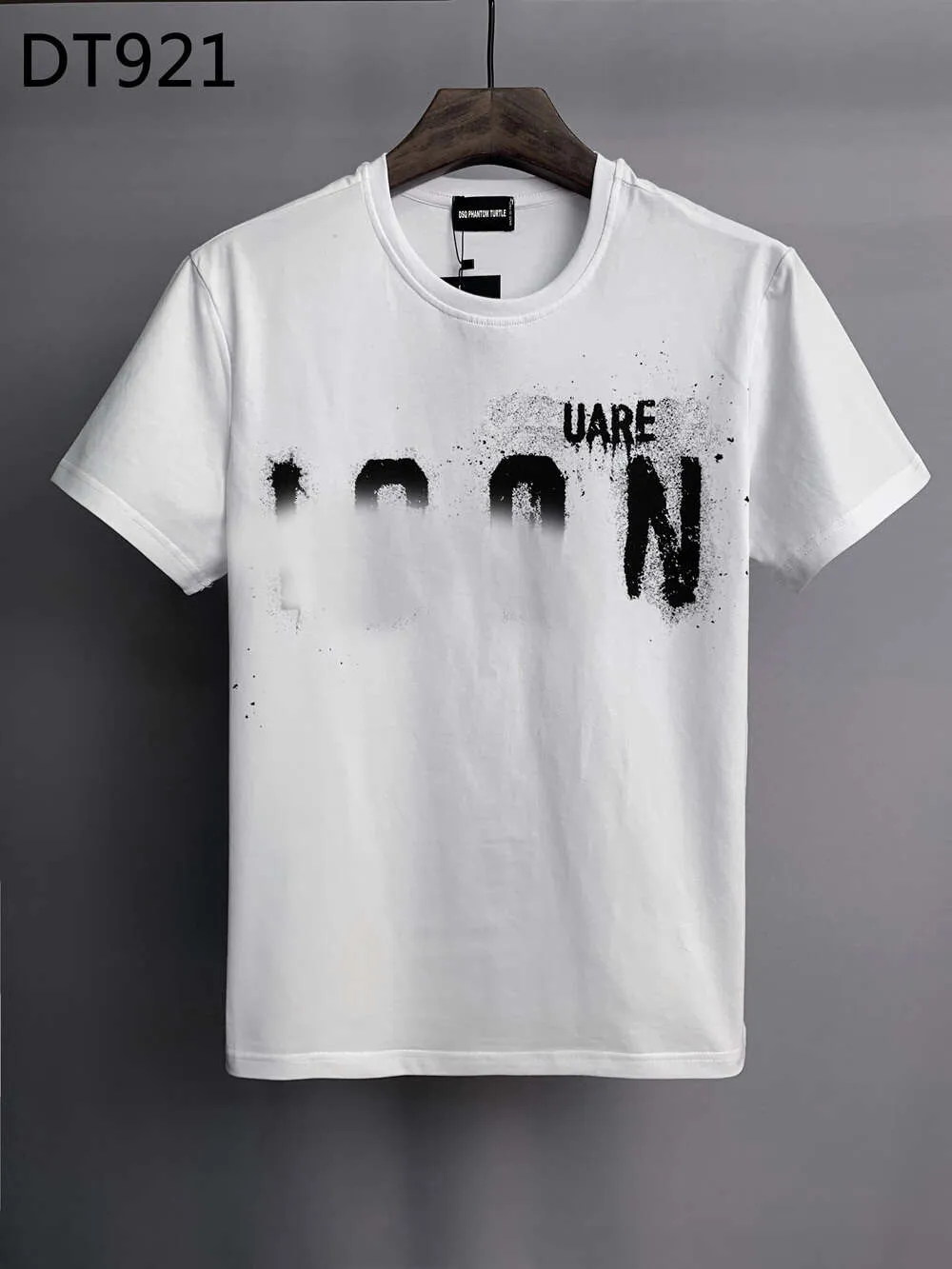 고품질 D S Q Phantom Turtle Mens 티셔츠 2024 New Mens 디자이너 티셔츠 이탈리아 패션 Tshirts 여름 티셔츠 남성 부드럽고 편안한 100%면 탑 DT921
