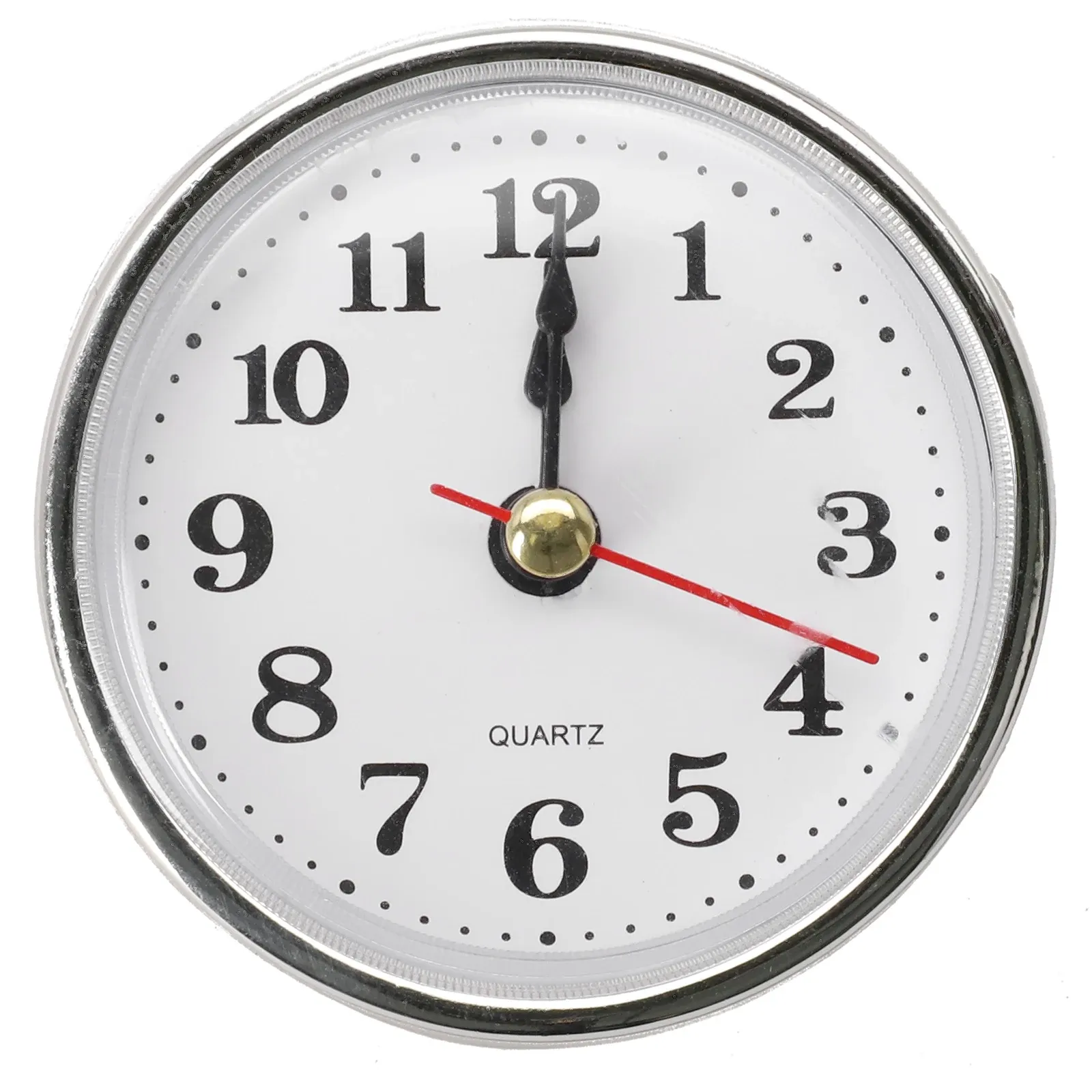 Clocks Classic Clock Craft Quartz Bewegung 21/2 "(65 mm) Runde Uhren Kopfeinsatz Römische Nummer Mayitr Little Clock Arabische Zahlen