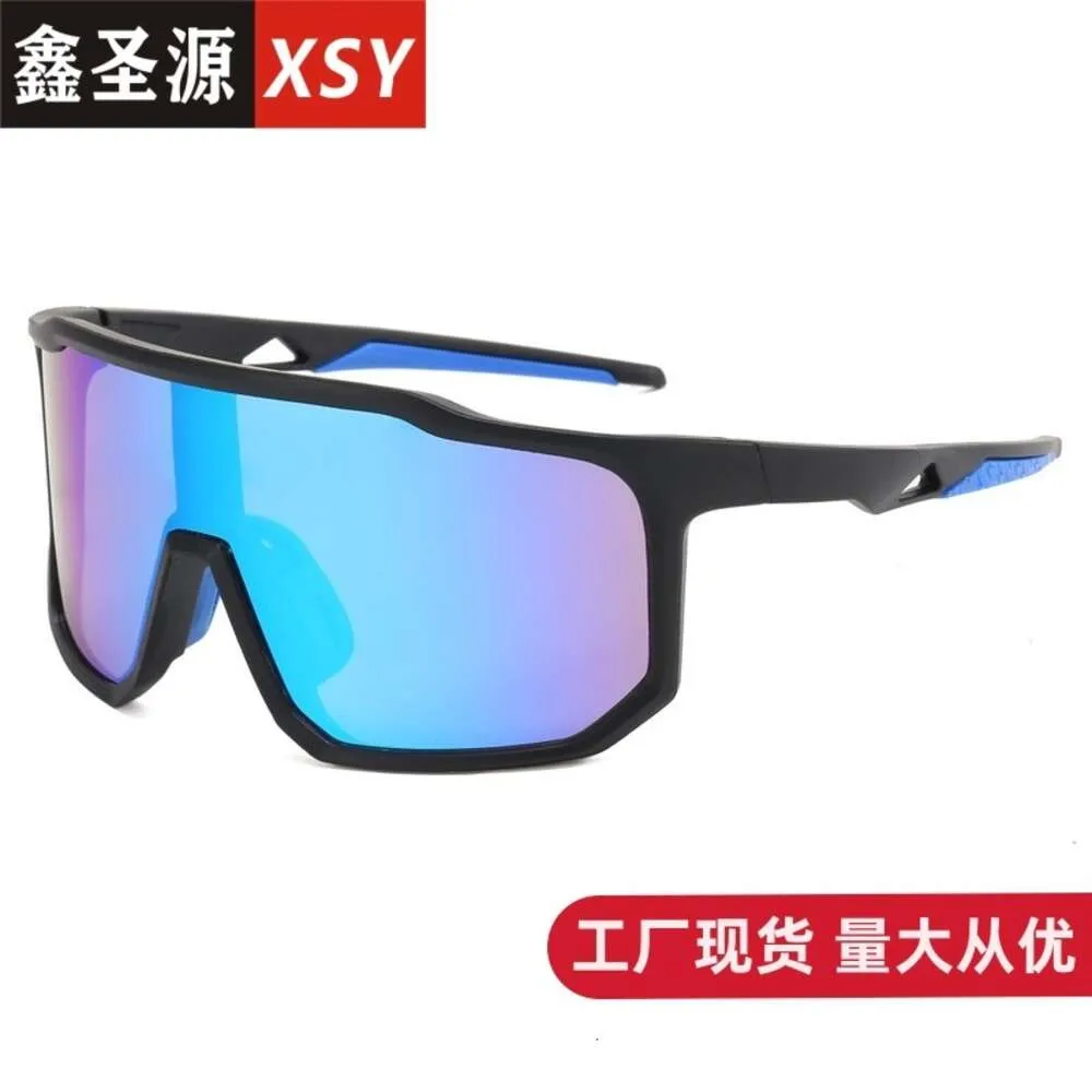 Sports extérieurs et lunettes de soleil à vélo pour hommes et femmes, lunettes de soleil à vélo à grand cadre, nouveaux verres résistants aux UV