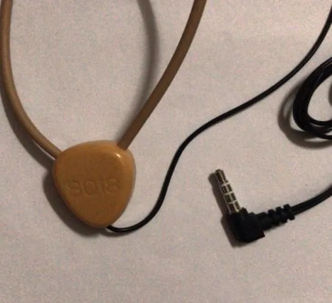 Högkvalitativ mini Loopset Neckloop med GSM Earphone Earbud Buildin Mic 80183261629