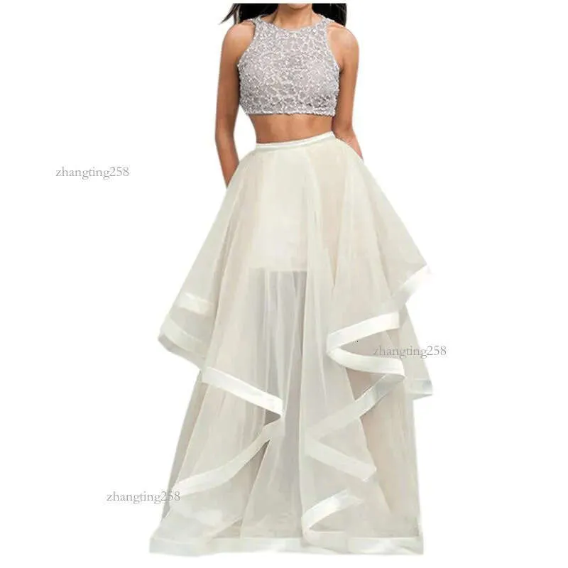 Save Big on Bulk Ladies' Two Piece Outfit Women Two Piece Set O Neck  Sequins Blouse Tops Gauze Skirt Party Evening Conjuntos De Mujer Ensemble  Femme