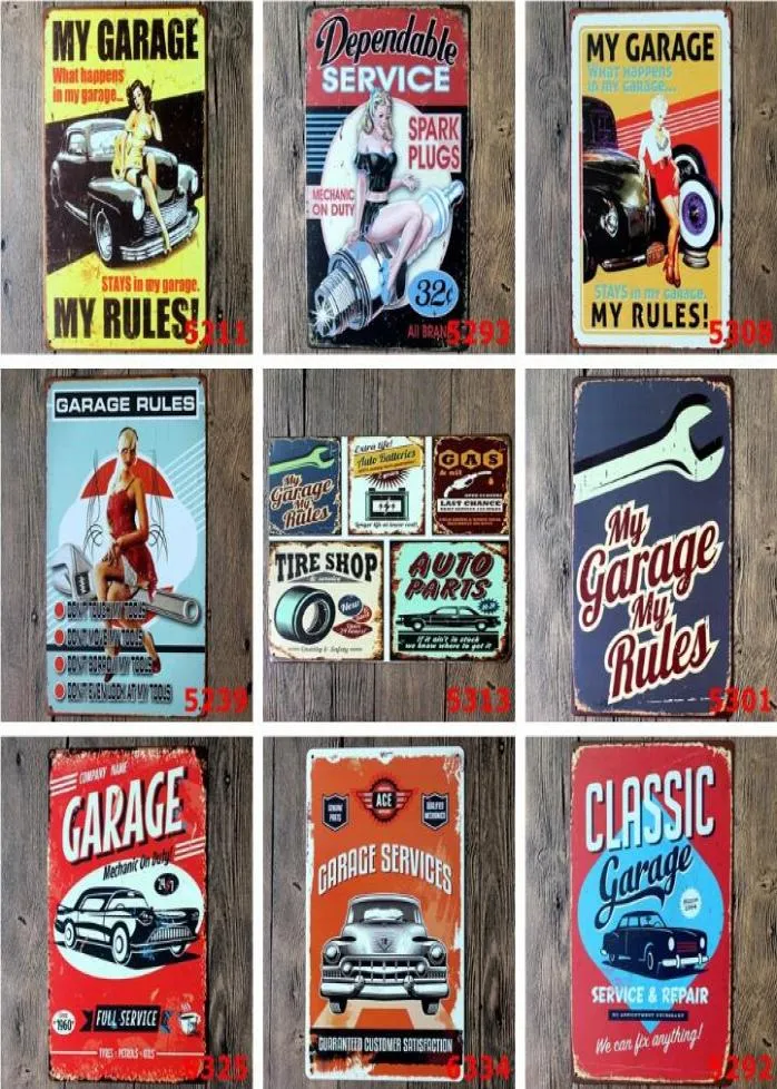 Metal Tin Signs Sinclair Motor Oil Texaco poster home bar decor wall art pictures Vintage Garage Sign Man Cave Retro Signs 20X30cm2094572