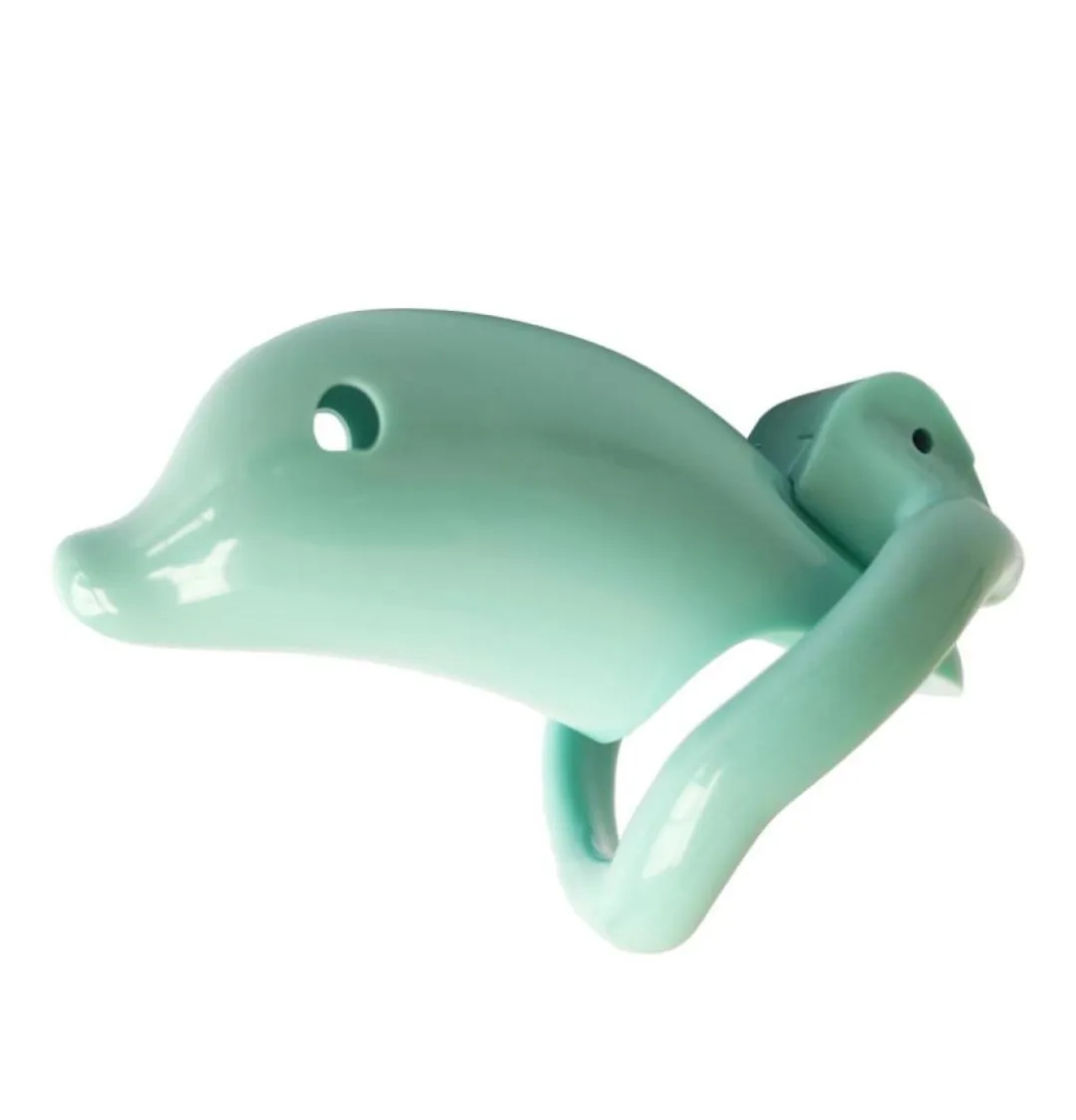 Män bur Dolphin Shape Plastic Cock Ring 4 storlekar penis ring kuk bur sex leksaker för män bdsm j00288701477