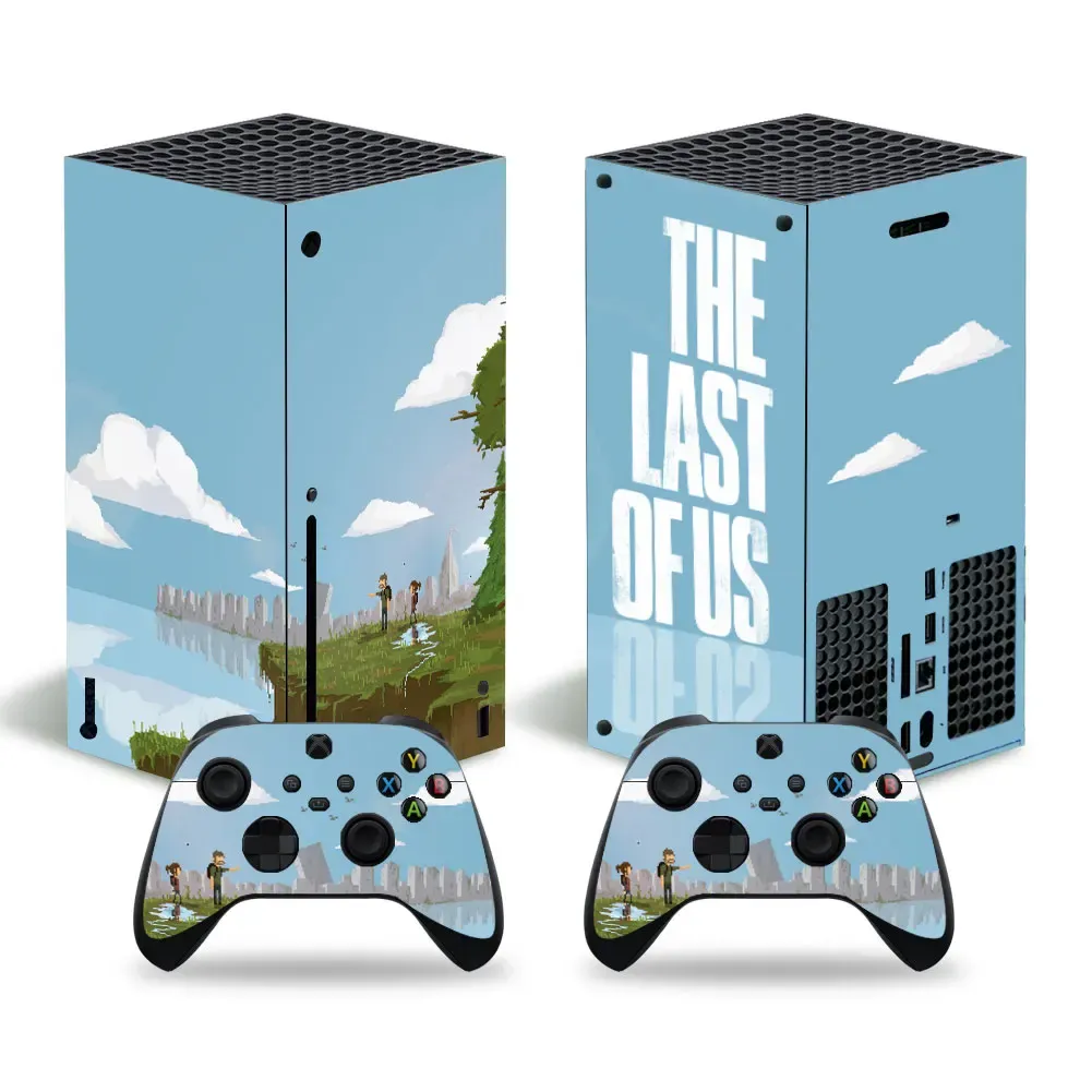 Naklejki Ellie Joel The Last of Us Xbox Series x Skin Naklejka naklejka naklejka XSX i 2 kontrolery naklejka na skórę winyl