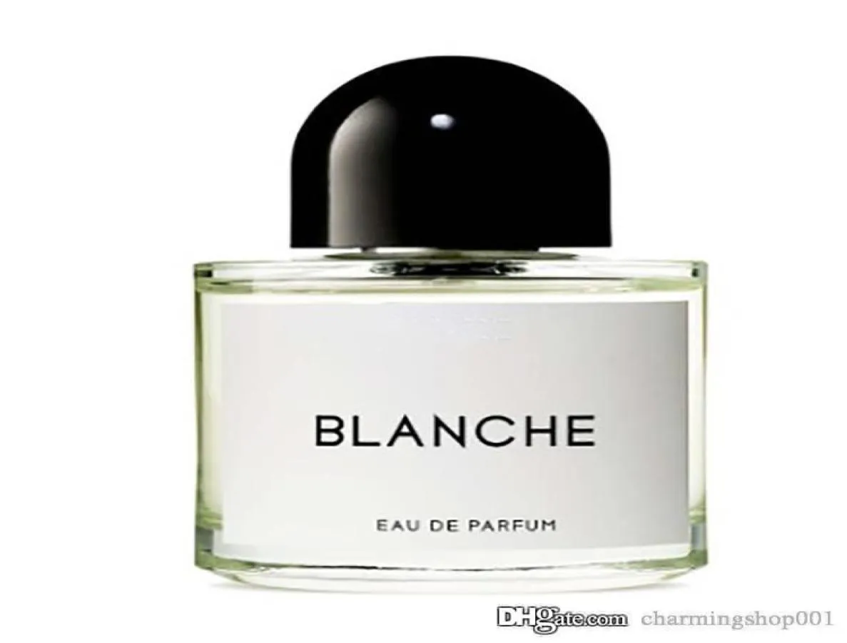 Perfumes de créateurs pour femmes hommes Blanche Cologne 100 ml Spray Edp Unisexe Fragrance Cadeau de la Saint-Valentin