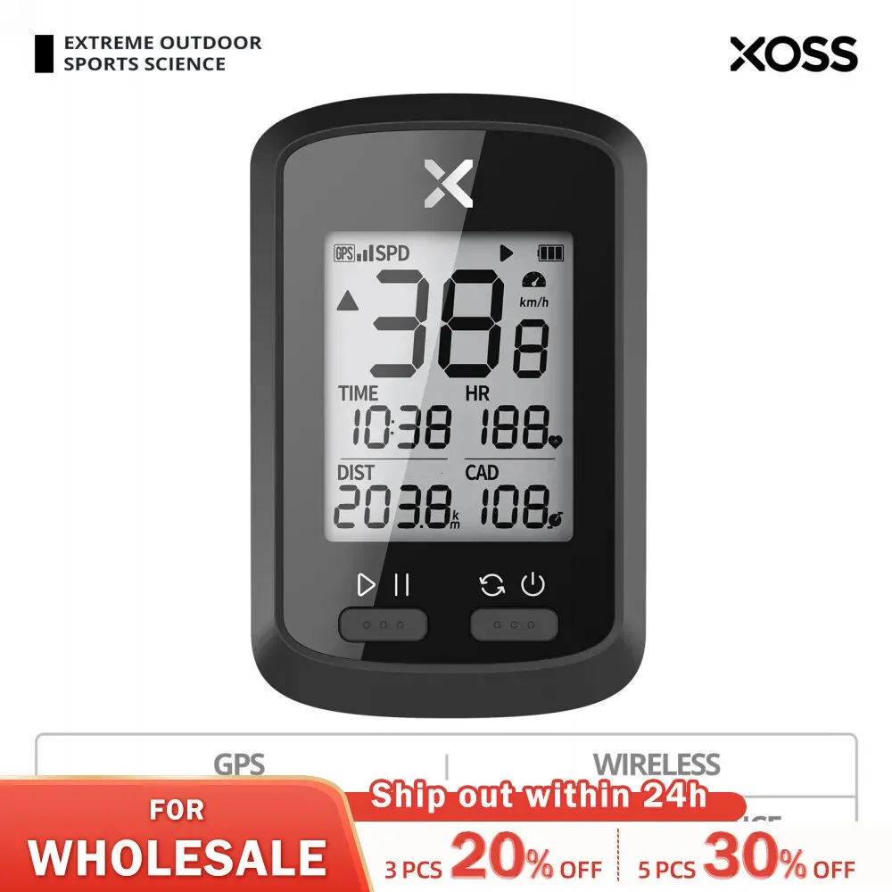 XOSS GG GPS Bike Computer Wireless Cycling Speedometer Road MTB Waterproof Bluetooth Ant Cadence Speed ​​Bicycle 240416