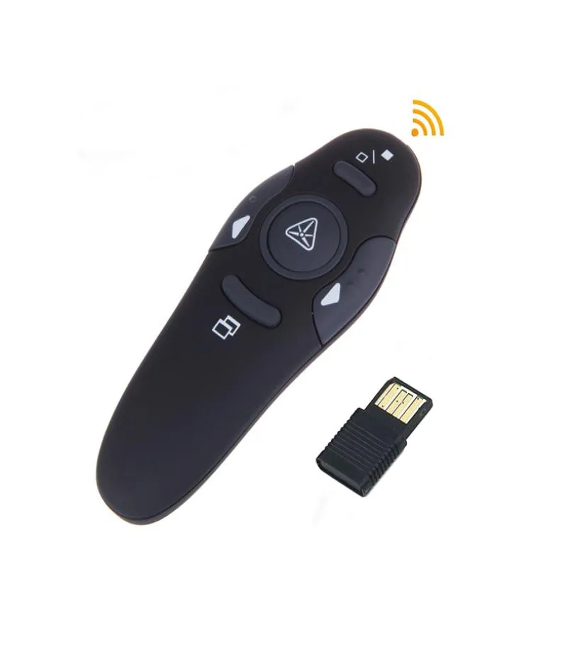 Présentant sans fil avec des pointeurs laser rouges stylo USB RF Remote Control PPT PowerPoint Présentation 6959862