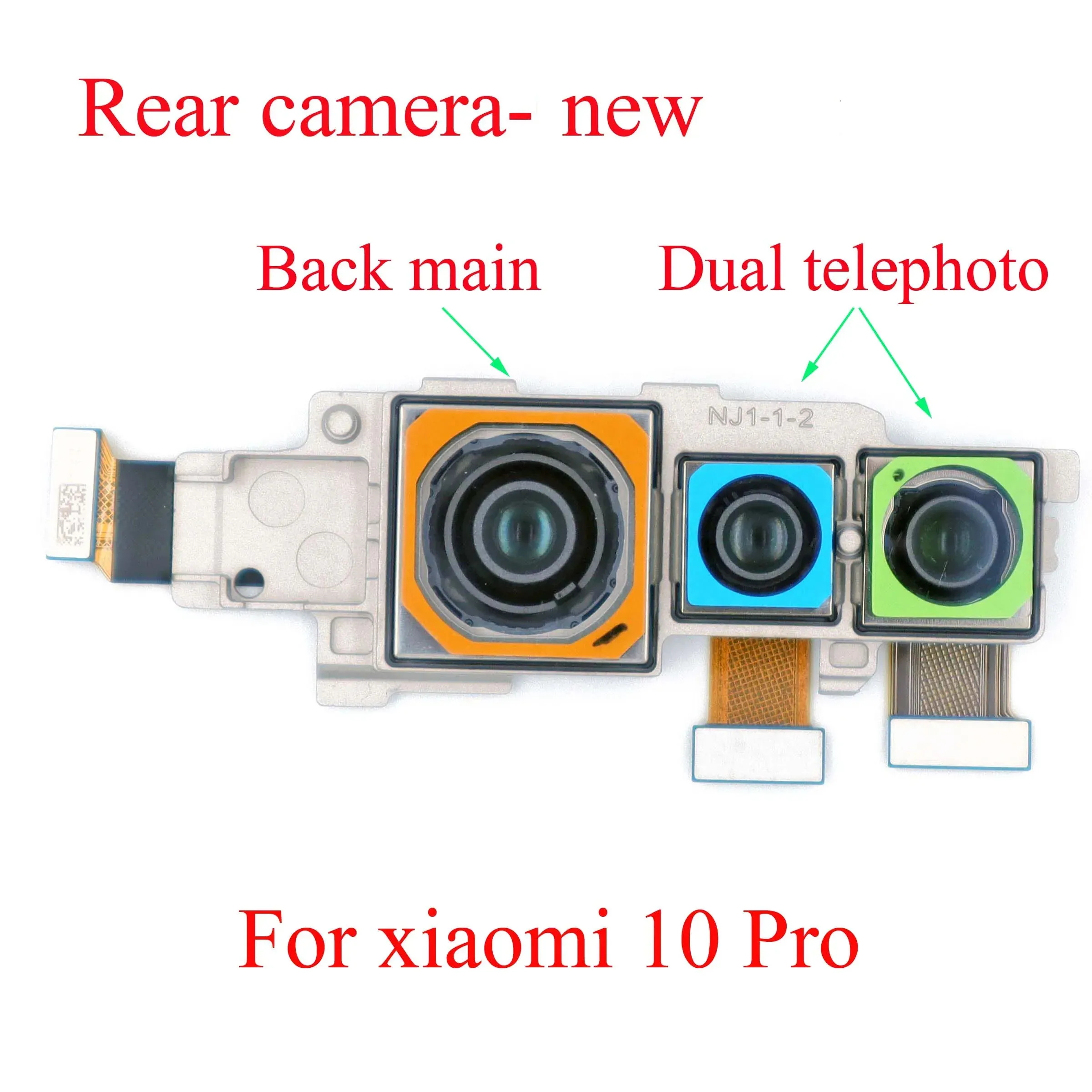 Module Neue Rückfahrkamera für Xiaomi Mi 10 Pro Hauptkamera -Modul Mobiltelefon Ersatzteile