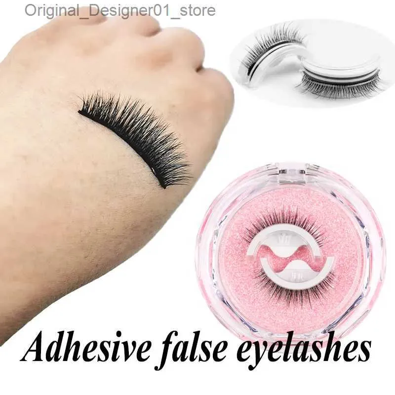 False Eyelashes False eyelashes can be reused with adhesive. Full length eyelashes self-adhesive eyelashes with adhesive daily makeup tool direct delivery Q240425