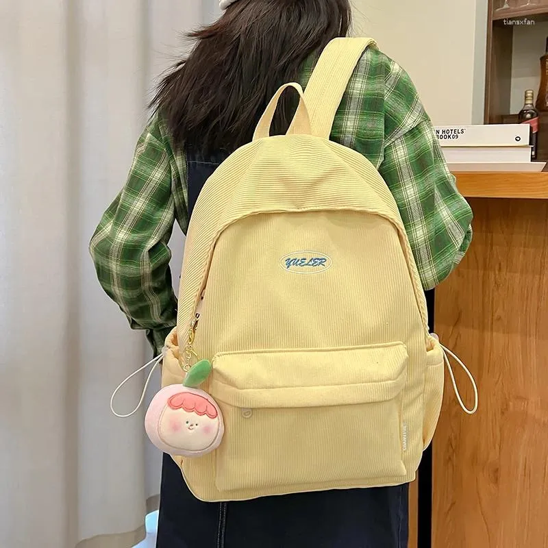 DHgate 2024JOYPESSIE Cute Girls Canvas Backpack Waterproof Fashion Rucksack for Teens School and Travel Pink Bags Luggage Accessories
