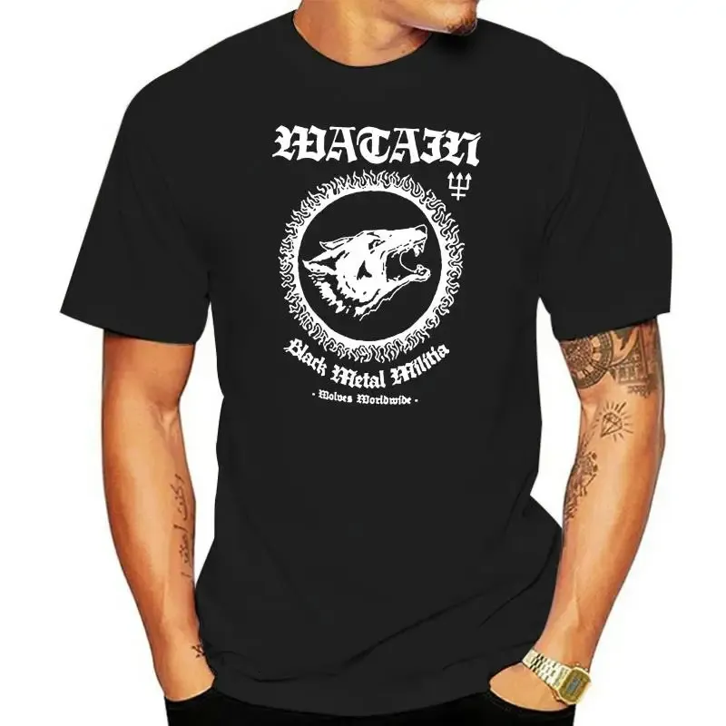 Watain Black Melitia Mens Mens T-Shirt S-3XL Spring Summer Bress