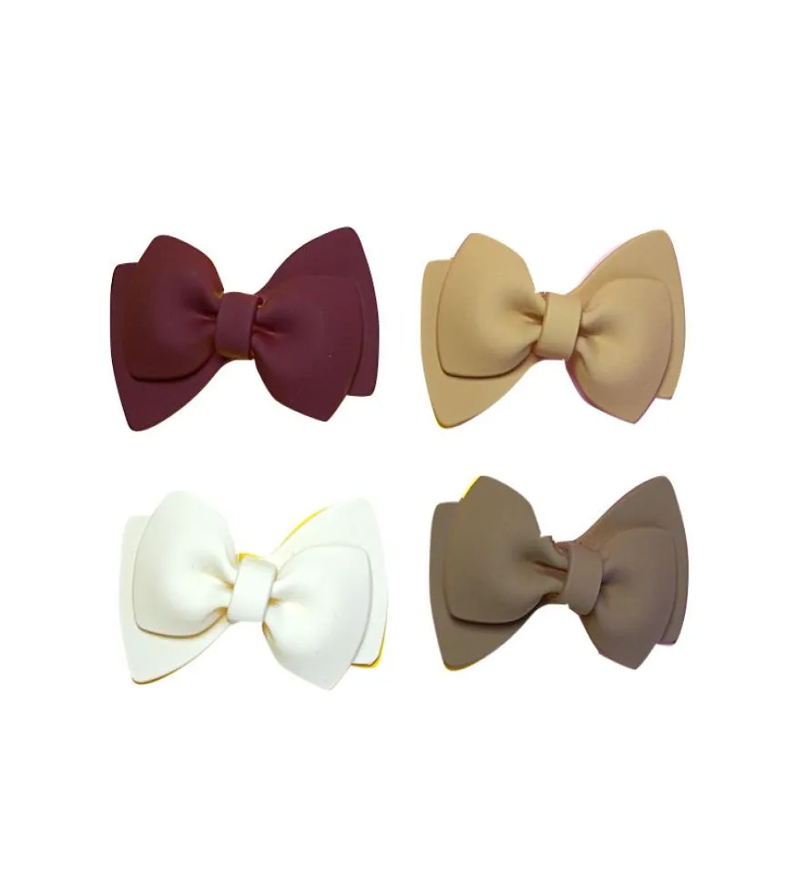 2022 New Dog Grooming retro rice coffee color acrylic accessories large bow diy jewelry hair accessories head rope decoration6069367