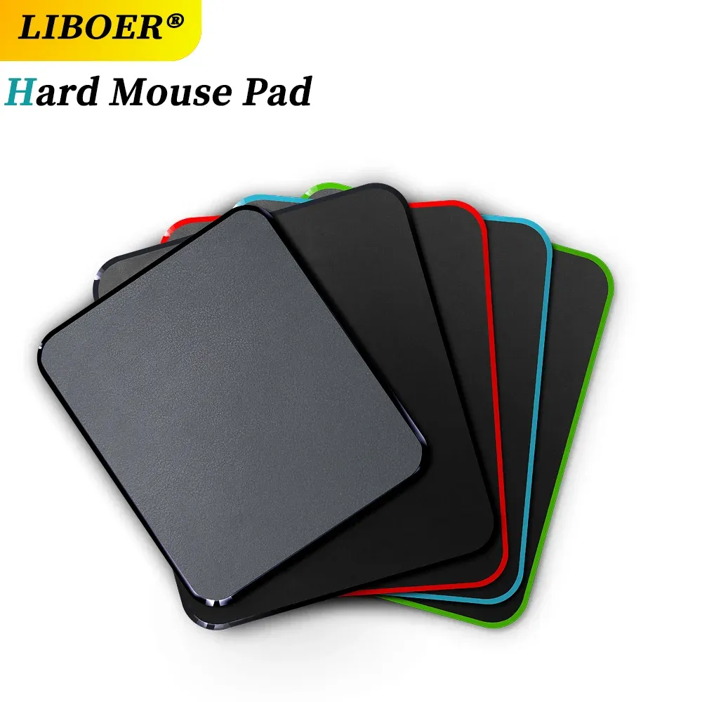 Mice Hard Mouse Pad Fast Accurate Control PC Laptop Gaming Smooth Doublesided Waterproof Multicolor Mousepad for Home and Office