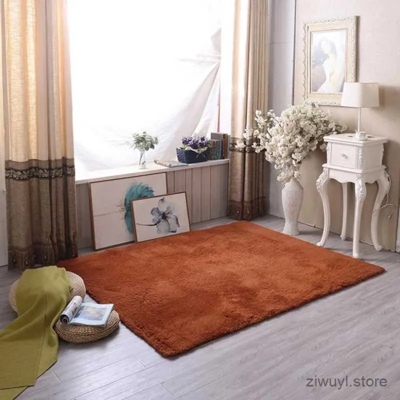Dywany zagęszczone jagnięce aksamitne dywan salon dekoracje sypialnia sypialnia nocna dywanika dziecięca mata pełzająca miękka pluszowa solidarna poduszka