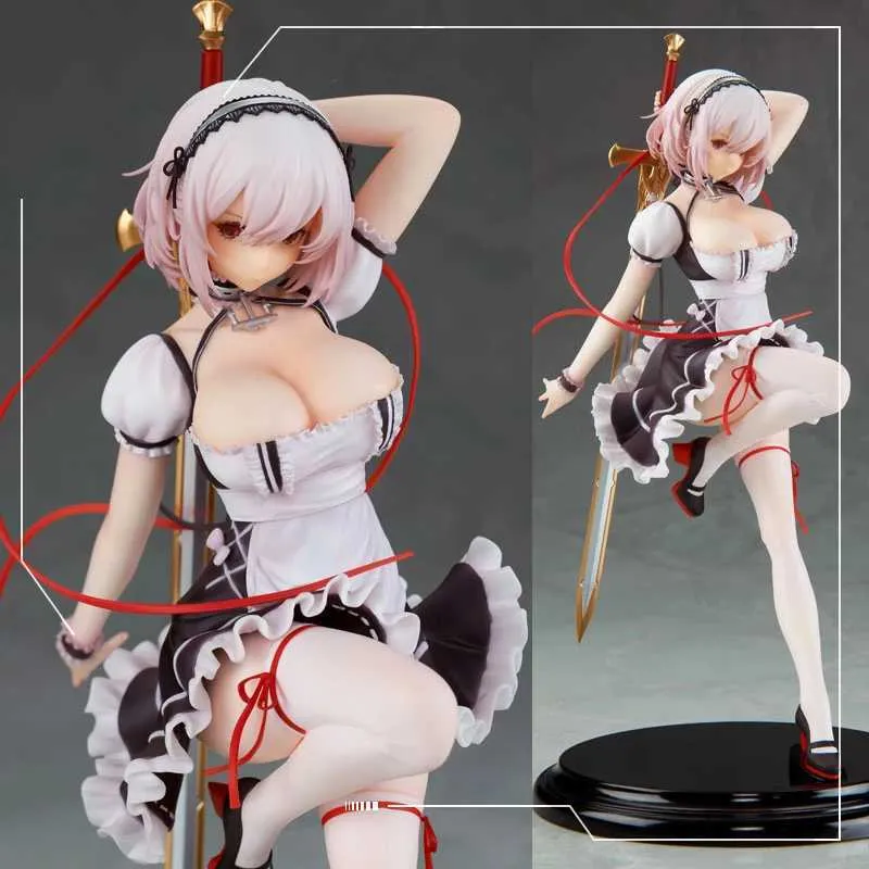 Action Toy Figures 21cm Azur Lane Game Figure Sirius Light Equipment ver. 1/8 Sexy Girl PVC Action Figure Adult Collection Model Toys doll Gifts Y240425CZLM