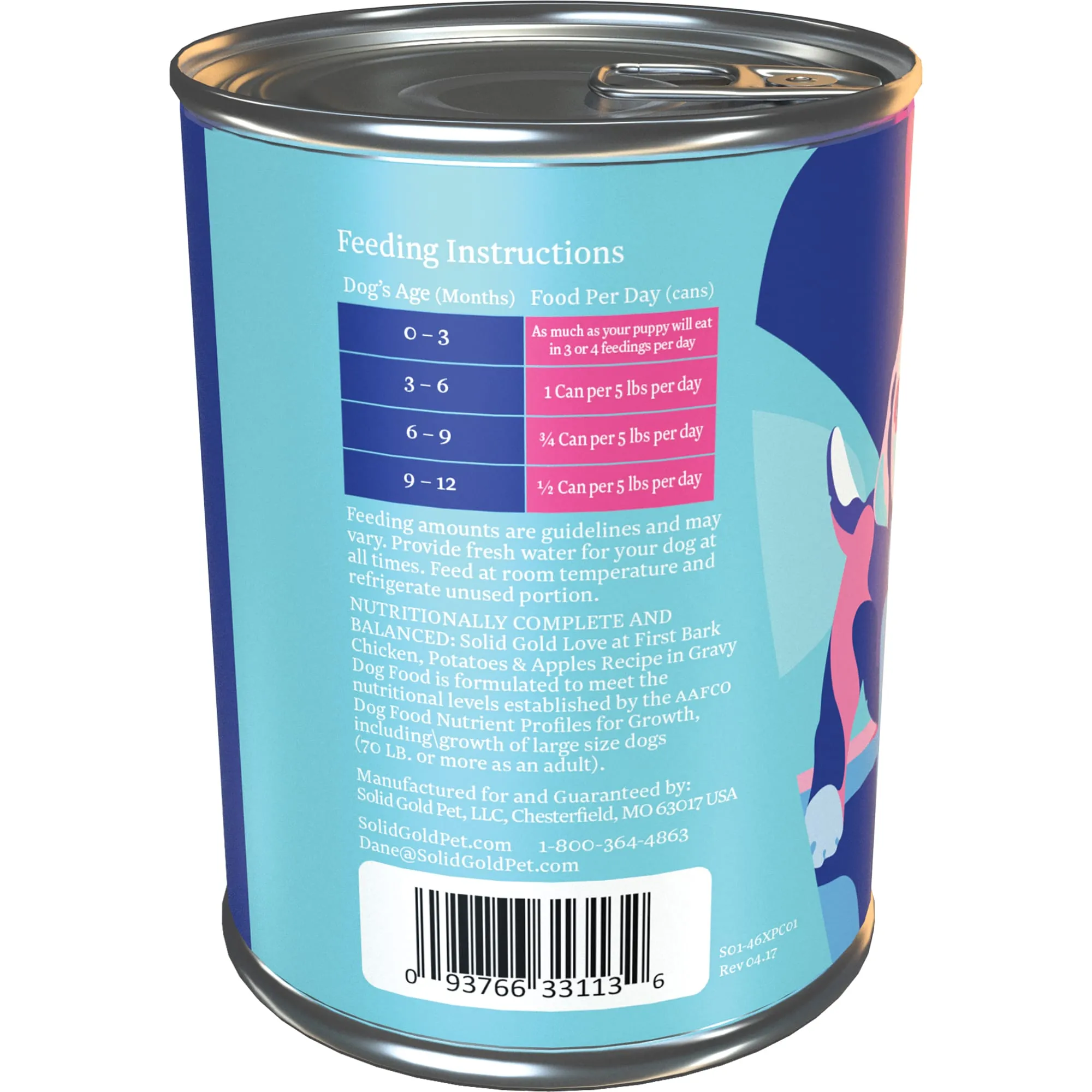 Grain-Free Wet Puppy Food: Chicken, Sweet Potato Apple Recipe, oz  Cans, 6-Pack Shop Now!