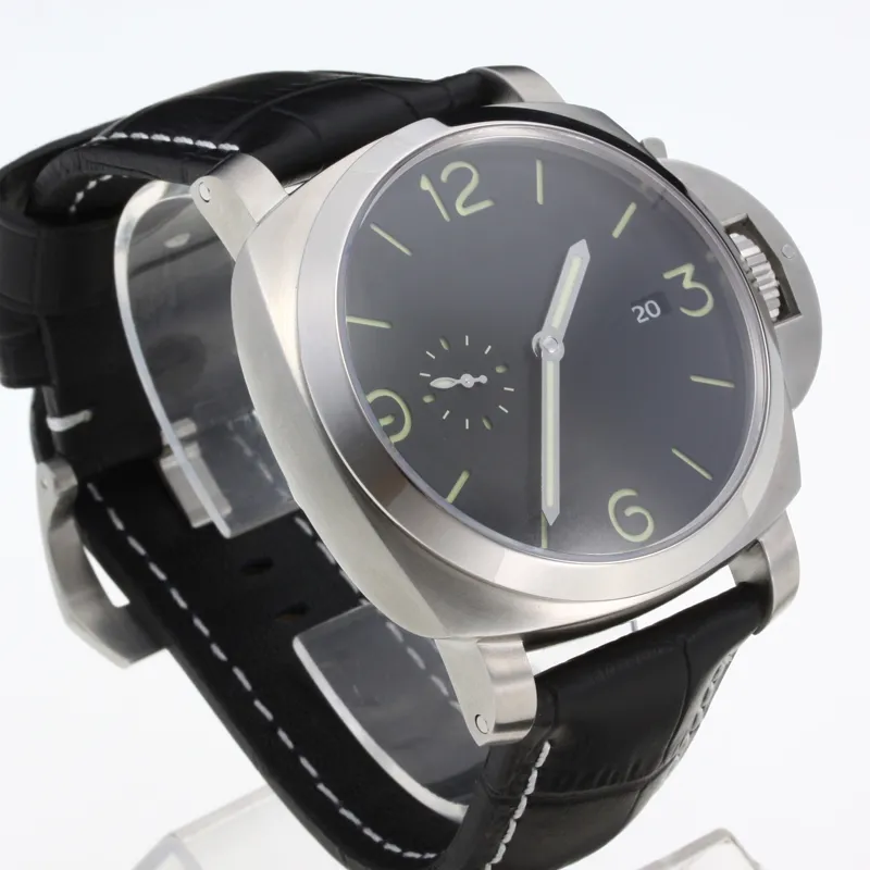 スイスウォッチメンズメナSAAAウォッチスイスキャリバーP.9001自動ムーブメントブラックダイヤルレザーストラップデザイナーウォッチマンウォッチ最高品質の時計高品質