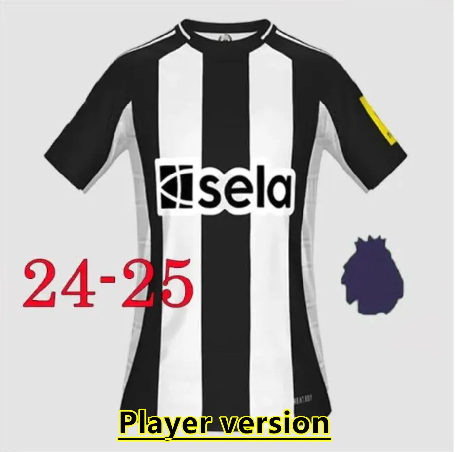 Newcaslte 2024 Home & Away Soccer Uniform Kits Legit Featuring BRUNO G