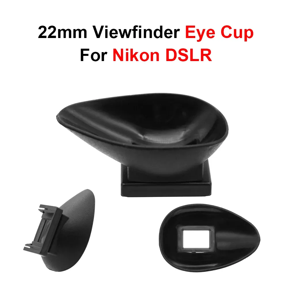 Delar 22mm sökare Eyepiece Eye Cup för Nikon DSLR -kamera D750 D610 D600 D90 D80 D70 D7200 D7100 D7000 F50 F60 F70 F75 F80 etc.