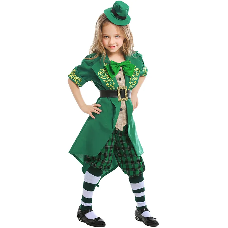 St Costume Irish Green na imprezę na Halloween na Halloween Costume