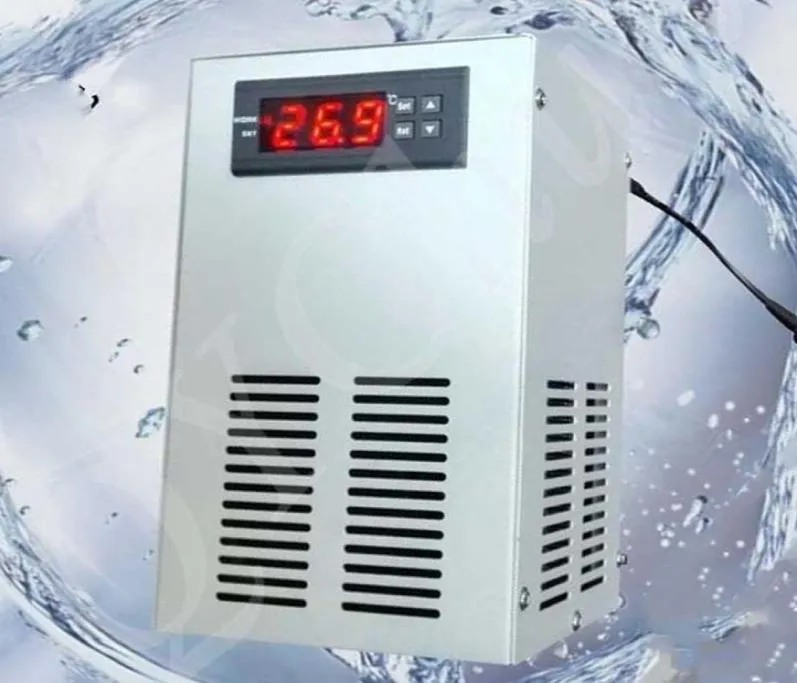 2020 30L 120W LCD -Anzeige Aquarium Wasserkühler -Teichkühlgerät Fischtank konstante Temperaturkühlausrüstung mit Pump1032943