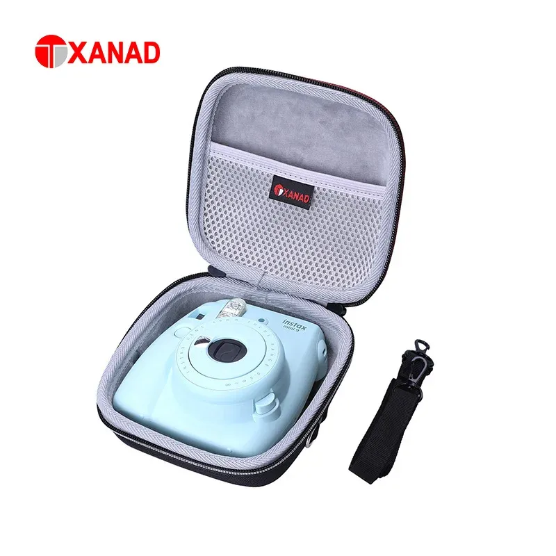 バッグXanad fuji instax mini 12 /11 / mini 9 / mini 10 / mini 8インスタントカメラトラベル保護キャリーストレージバッグのためのハードケース