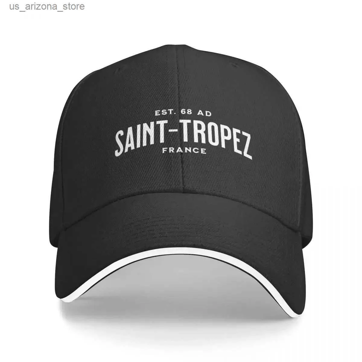 Boll Caps French City Saint Tropez French Baseball Hat Golf Hat Mens Fashion Wildball Hat Carnival Mens and Womens Q240425