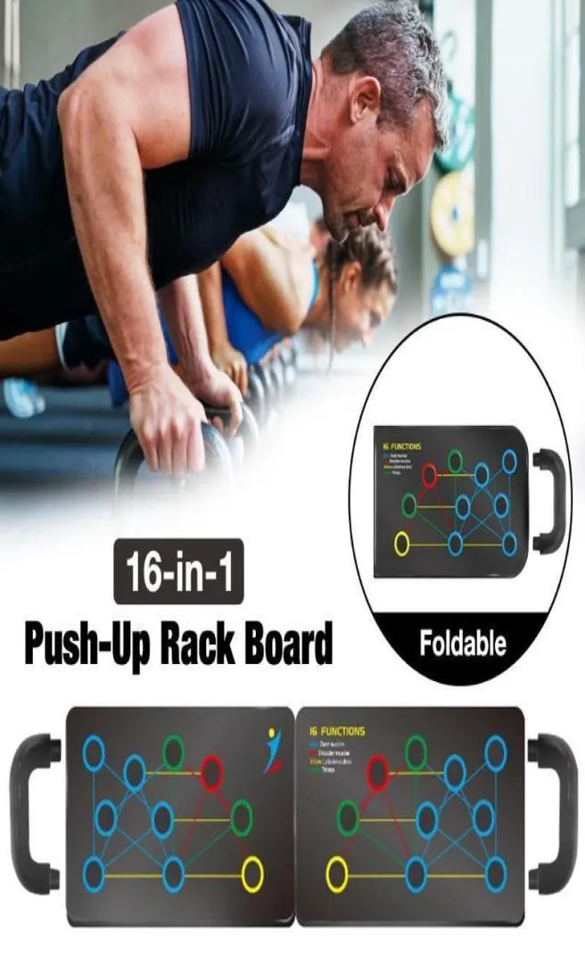 16in1 rack a bordo push up con impasto per il pushup del fitness pushup stand per gli strumenti di esercizi di palestra3643952