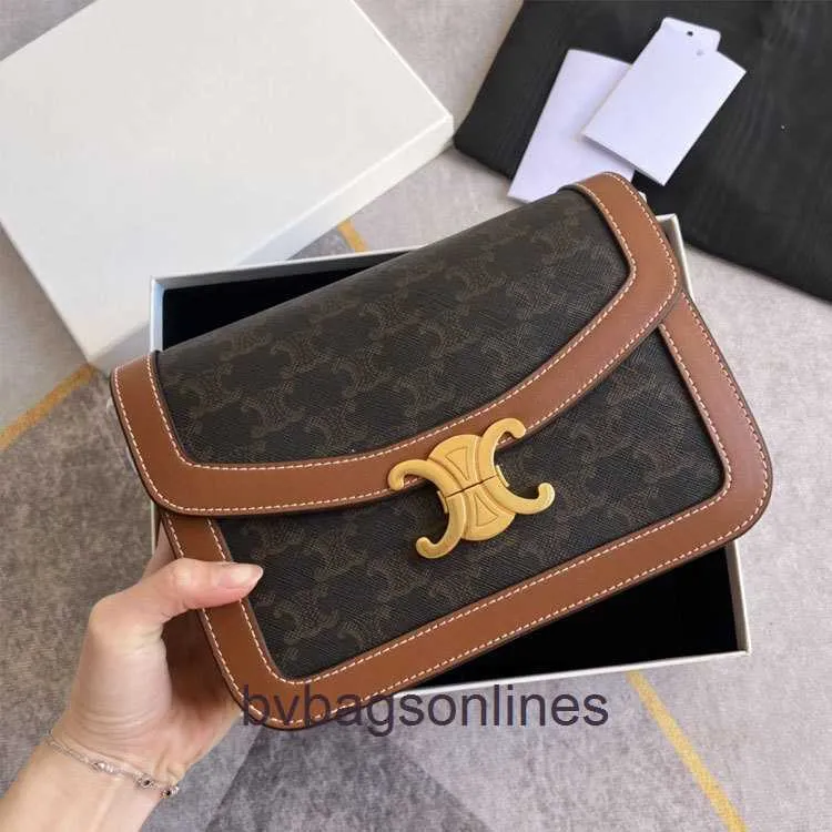 High end designer väskor för kvinnor celli uppgraderad tofu väska med förgylld klassisk vintage kohud axel crossbody liten fyrkantig väska original 1: 1 med riktig logotyp och låda