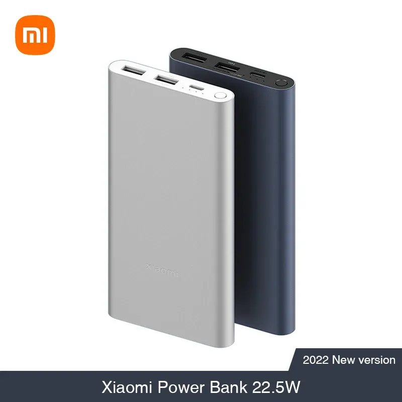 Банк Xiaomi Power Bank 3 10000MAH 22,5 Вт PB100DZM Тип C QC3.0 PD Двухчастотная быстрая зарядка MI PowerBank 10000 Poverball Poverbank