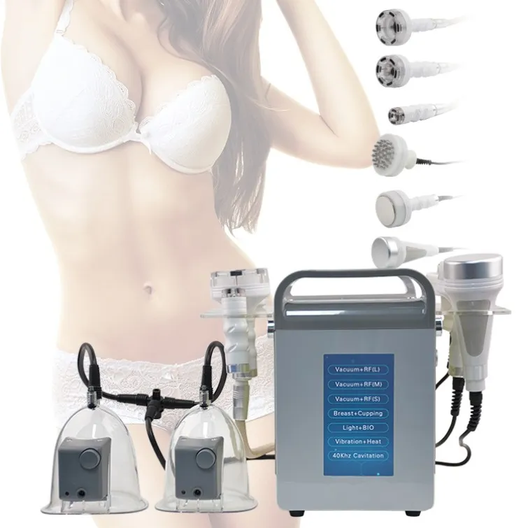 L'élargissement du sein de l'équipement mince portable pour l'élargissement des fesses de sein avec 24 pompes à vide masseur de mammaire DHL