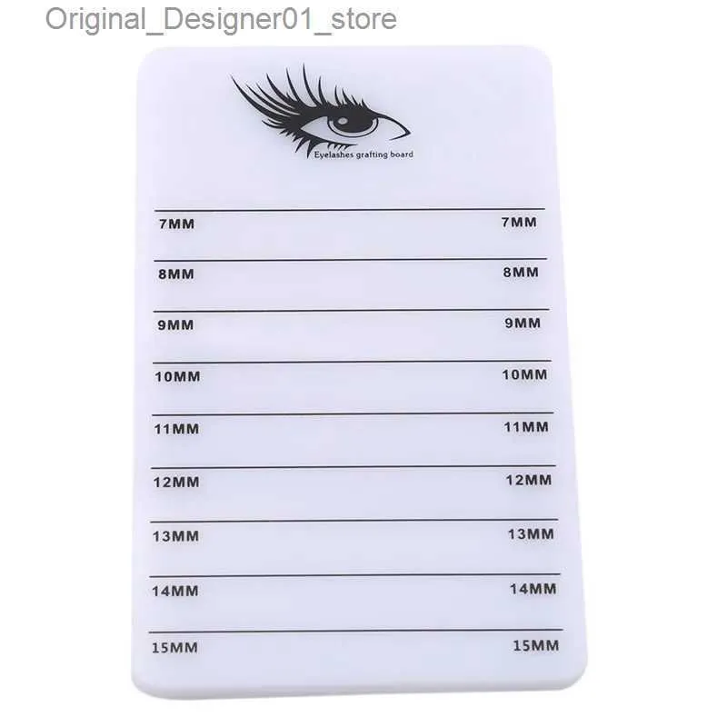 Falska ögonfransar 1 Eyelash Pad Acrylic Eyelash Clip Holder Pad Personal Eyelash Patch Makeup Tool Palette Eyelash Extension Lim Acrylic Board Q240425