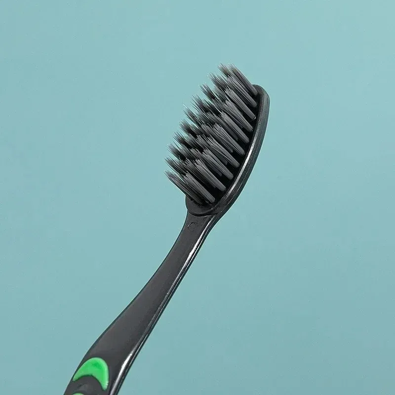 Toothbrush Soft Bristle Adult Bamboo Charcoal Household Fine Wool Toothbrush Antibacterial for Family Men and Women 2022