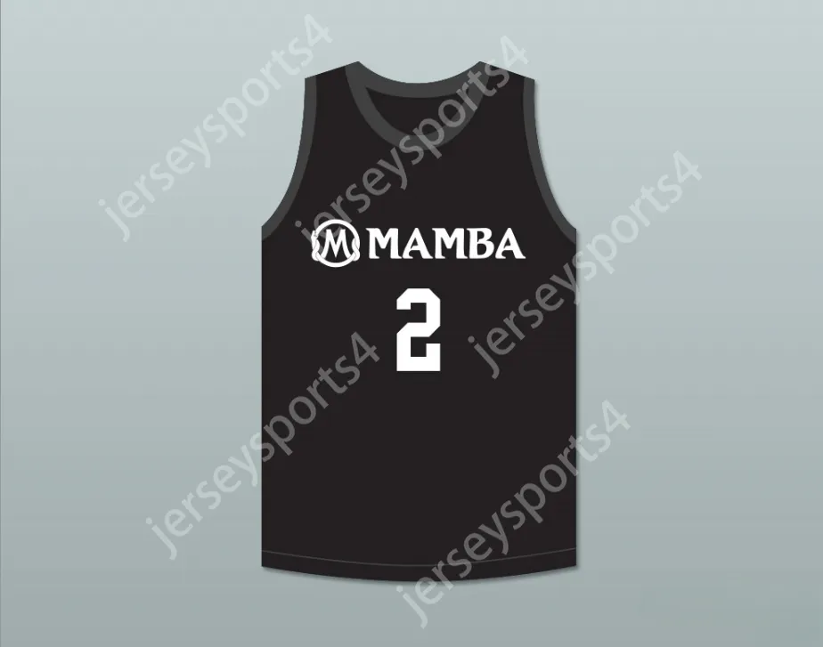 Benutzerdefinierte Name Herren Jugend/Kinder Gigi 2 Mamba Ballers Black Basketball Trikot Top S-6xl