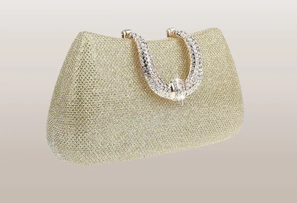 Luxury Moon Crystal U Diamond Clutch Bag For Women NXY Silver Beaded Evening Bag Glitter Silver Party Purse Handbag From Fzcte4 24.07 DHgate.Com