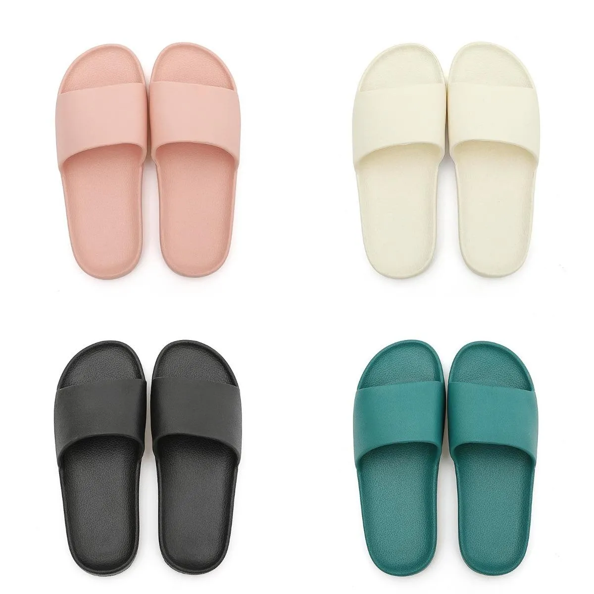 Slipper Designer glissa les femmes sandales talons de coton tissu paille de pantalons décontractés pour le printemps et l'automne style 7