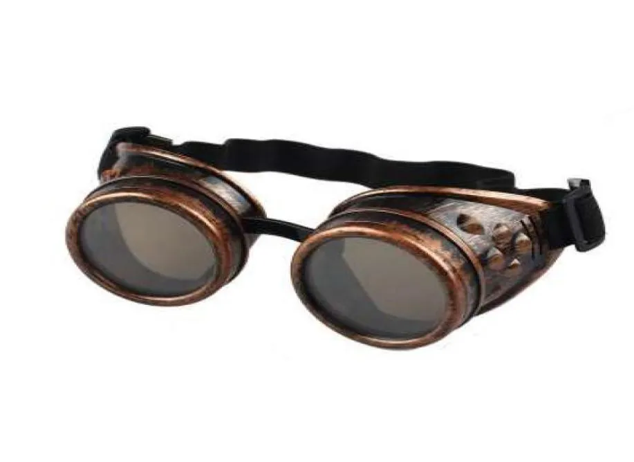 Vintage Style Steampunk Glasses Welding Punk Gothic Glasses Cosplay 2018 Ny Brand Designer Fashion Summer Outdoor Eyewear4403547