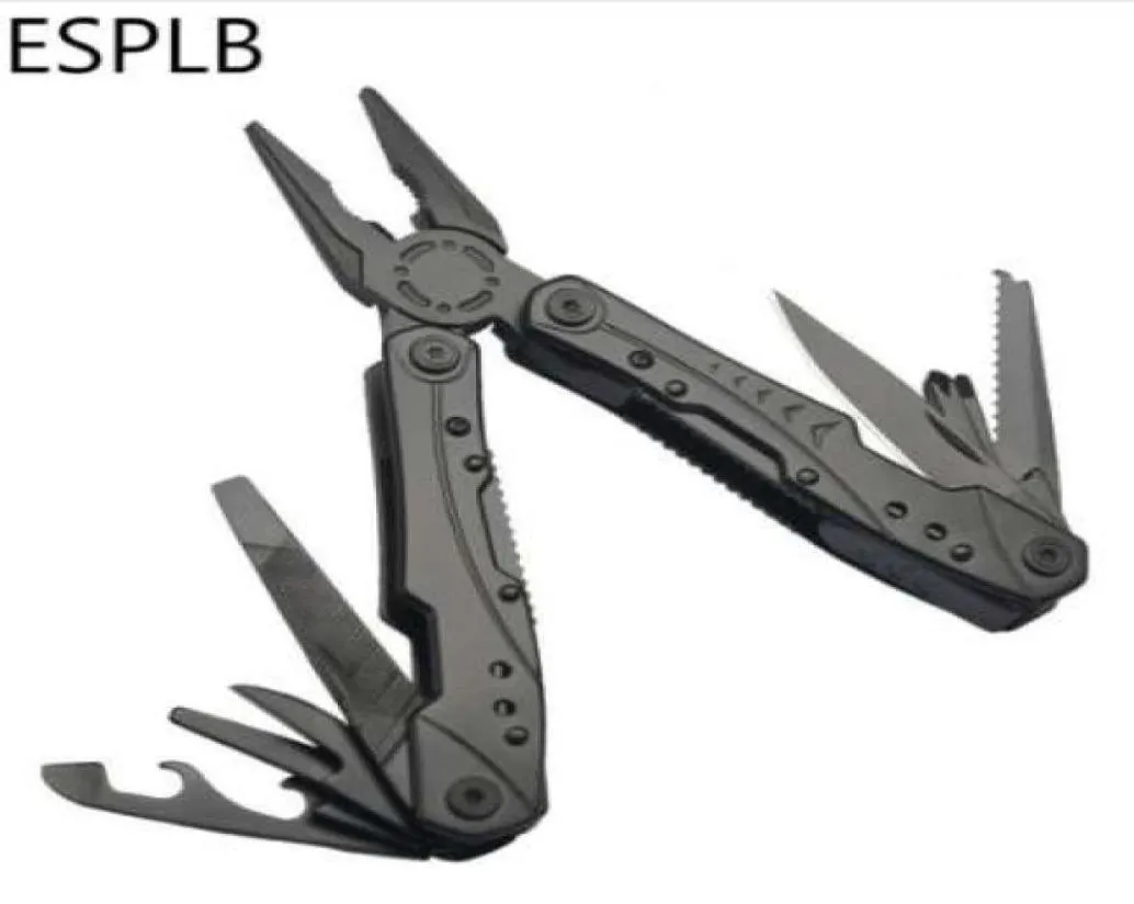 ESPLB 12IN1 Multitool Aluches à plusieurs usage Pocket Pocket Pocket Tool durci 420 ACTEUR INOXEUX POUR SURVIAL Camping Fishing2298834