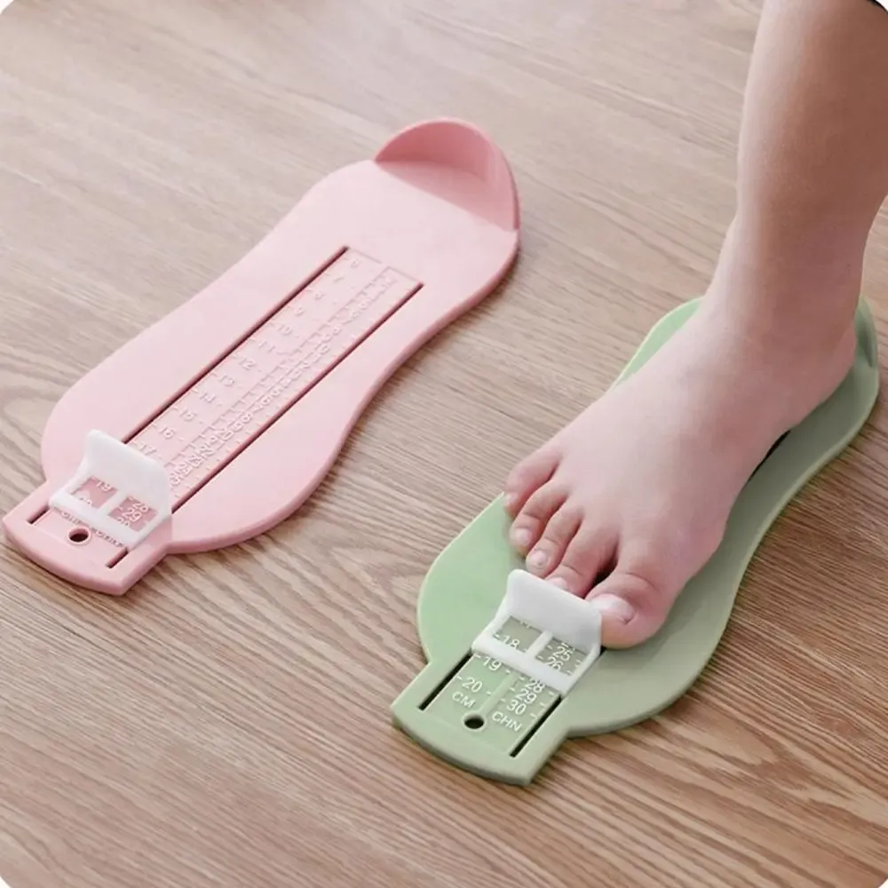 Care 3 Colors Kid Infant Foot Grate Gauge 어린이 발자국 신발 크기 측정 기간 성장 발자국 통치자 도구 측정
