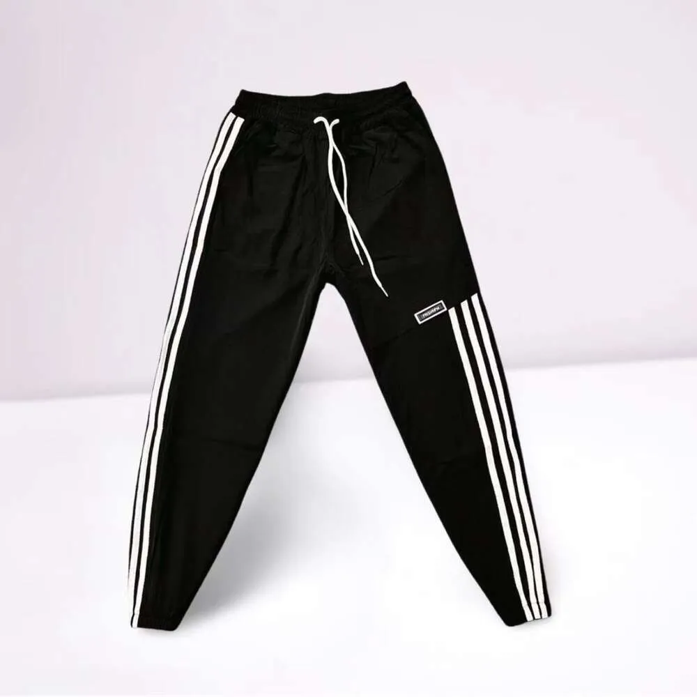 Sports for Men's pants Summer New Style Drawstring Slim Versatile Splicing with Three Stripes Casual mens joggers pants Fit Harlan Small Leg Pants