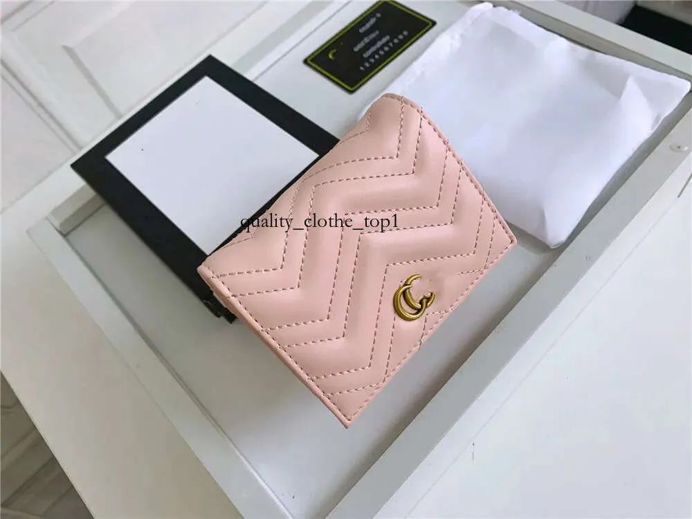 5A Genuine Leather Ladies Bag Designer Men`s Wallet Designer Plaid Wallet Luxury Leather Short Wallet Card Holder Wallet Classic Pocket With Case