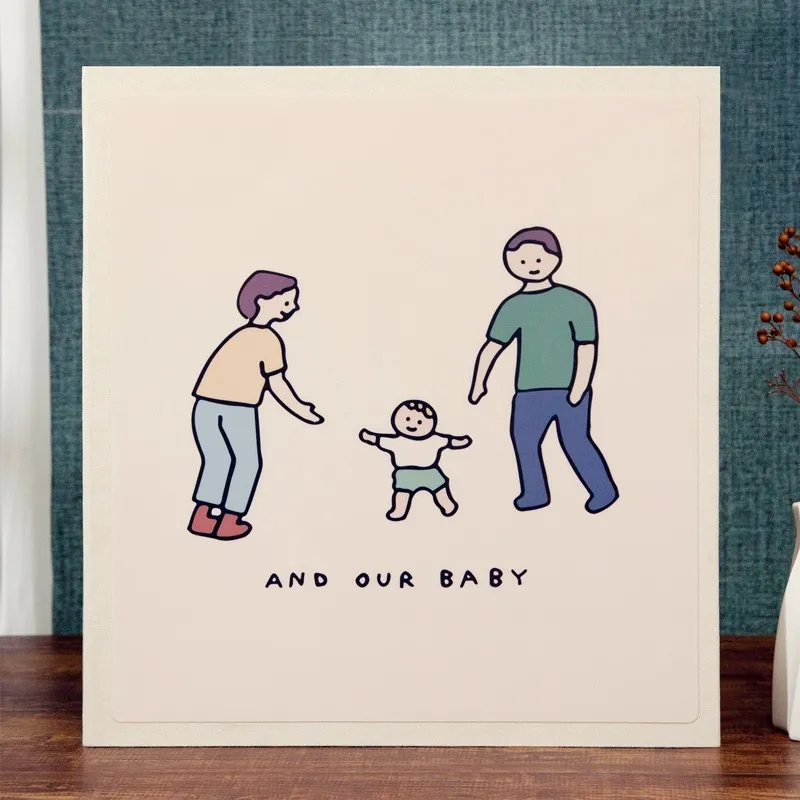 Baby Children's Album Family Edition interleaved album 6 "Large capacity 5" baby album album