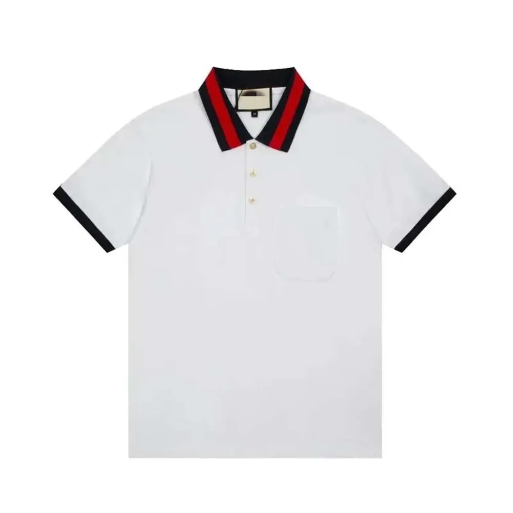 Mens Polo Designer T-shirt T-shirts T-shirts Casual Mens Golf Summer Polos Shirt Embroderie High Street Top Top Tee Tee Asian Size Business Luxury